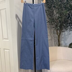 C/MEO Collective Blue Trousers – Structured Straight/Wide Leg